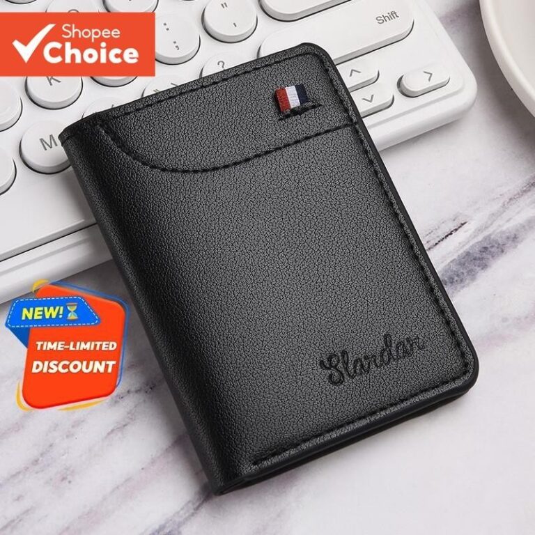 mini Carteira Ultrafina , Estilo Curto Masculino v