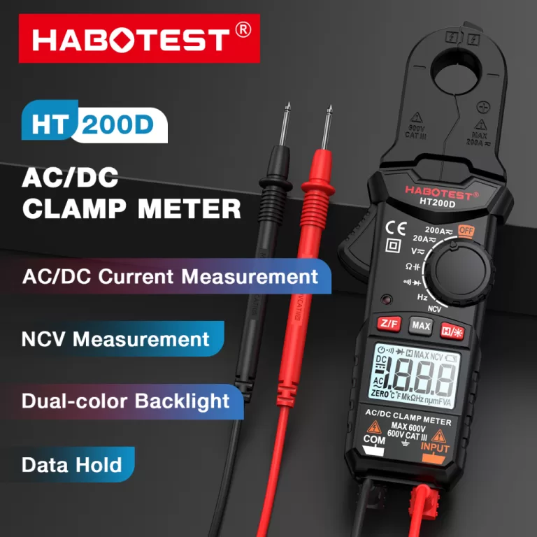 HABOTEST HT200D AC / DC Detector de medidor de pin