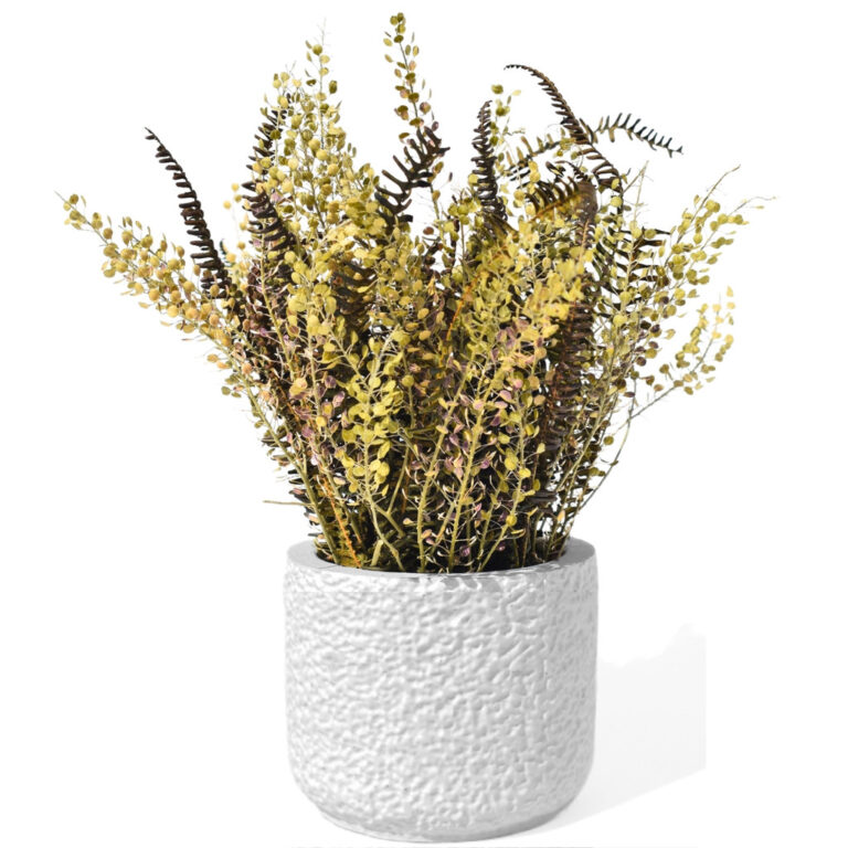 Vaso Decorativo Texturizado 9cm em Cimento Artesan