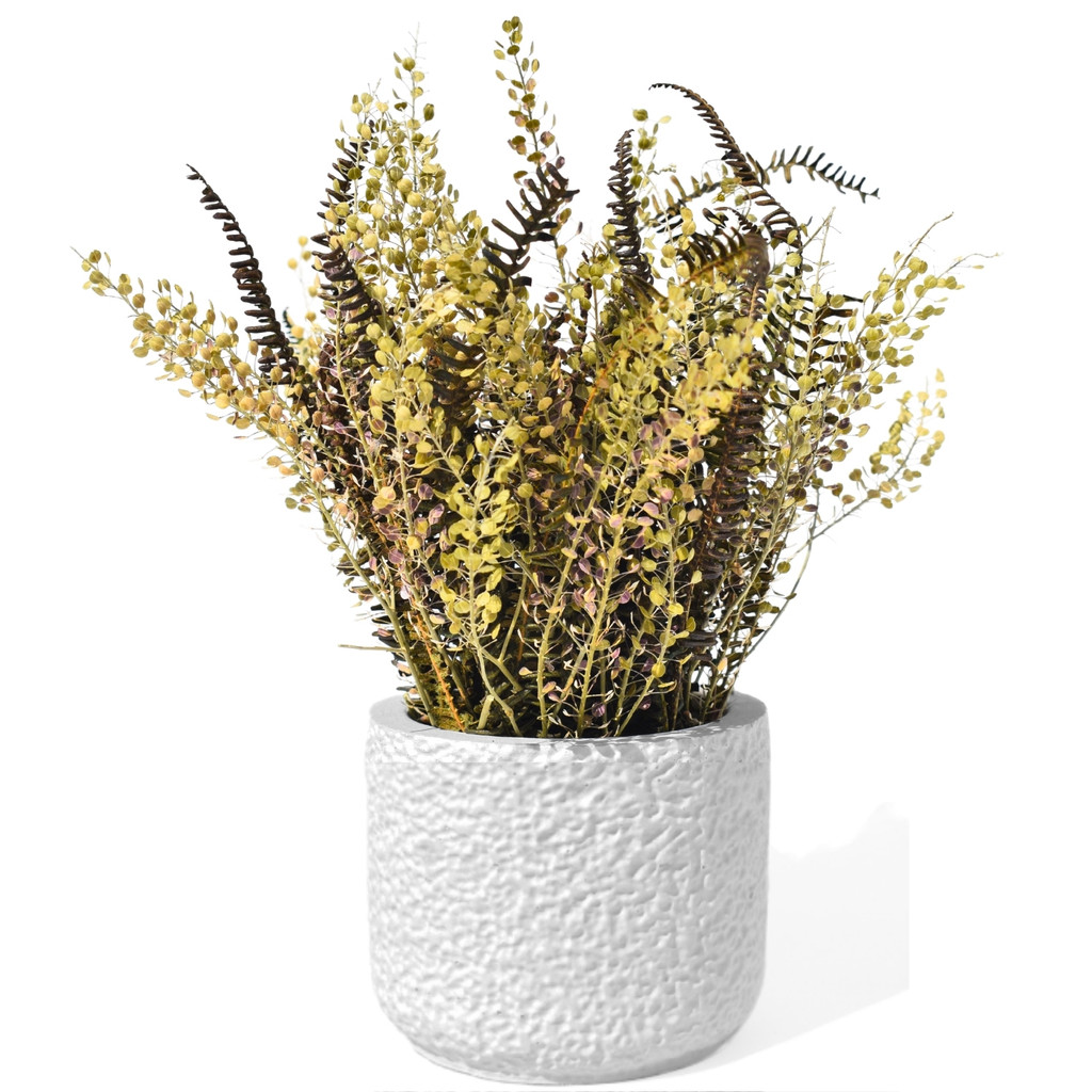 Vaso Decorativo Texturizado 9cm em Cimento Artesanal