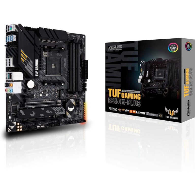 Placa-mãe Asus P/amd Am4 B550m-plus Tuf Gaming 4x