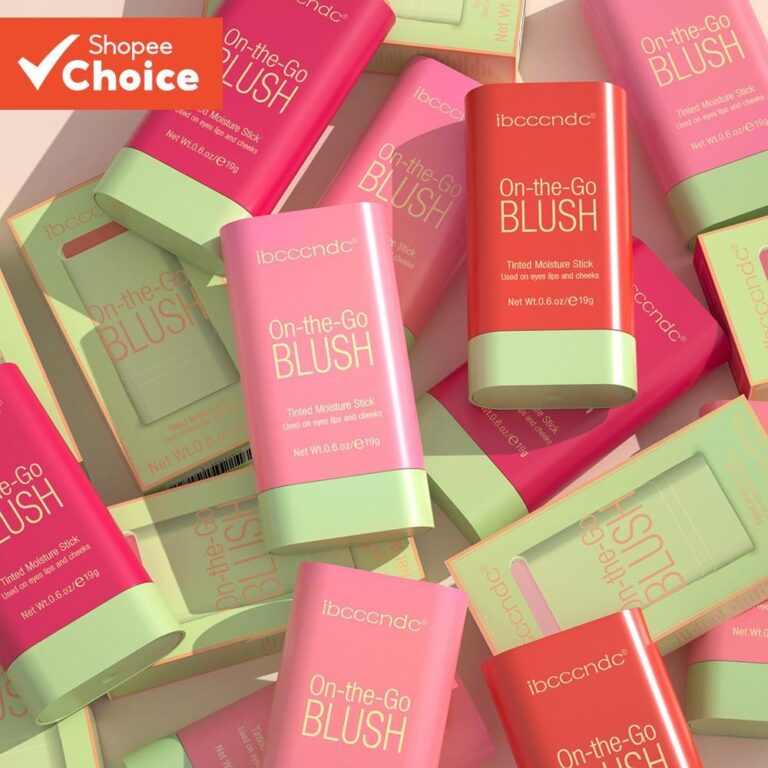 Stick de blush multi-funções-Cor natural de long