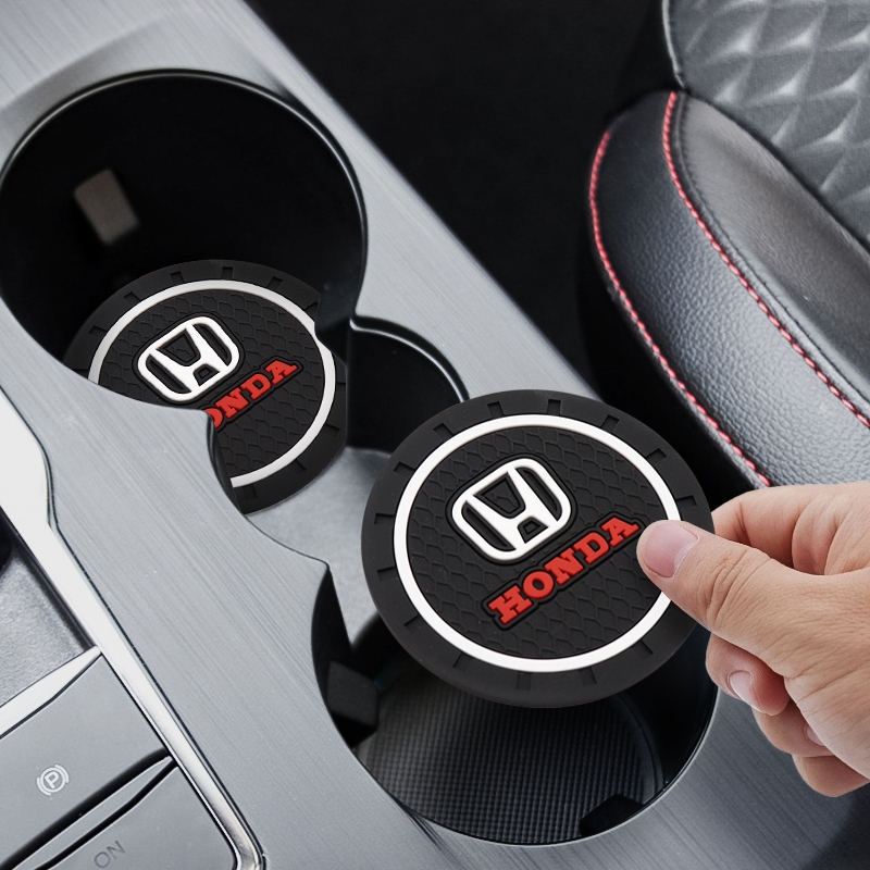 Honda coaster Carro Moda Decorativa Copo De Água slot Tapete De silicone Para Ajuste CR-V Piloto Acc