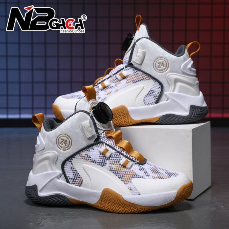 Crianças Sapatos De Basquete Meninos Tênis Antid