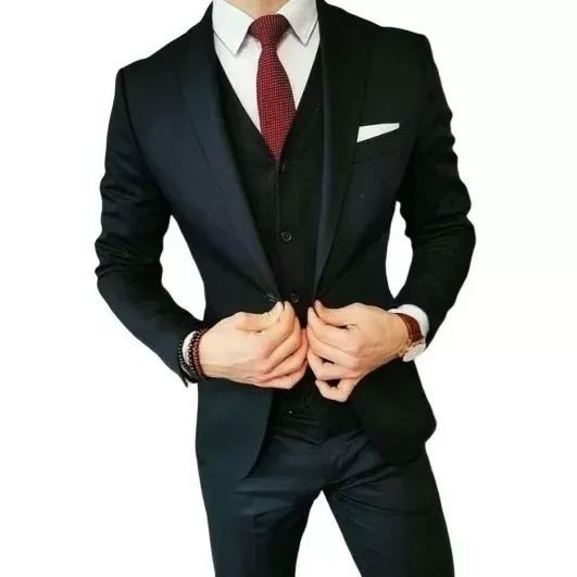 Terno Masculino Slim Fit Corte Italiano Tecido Oxf