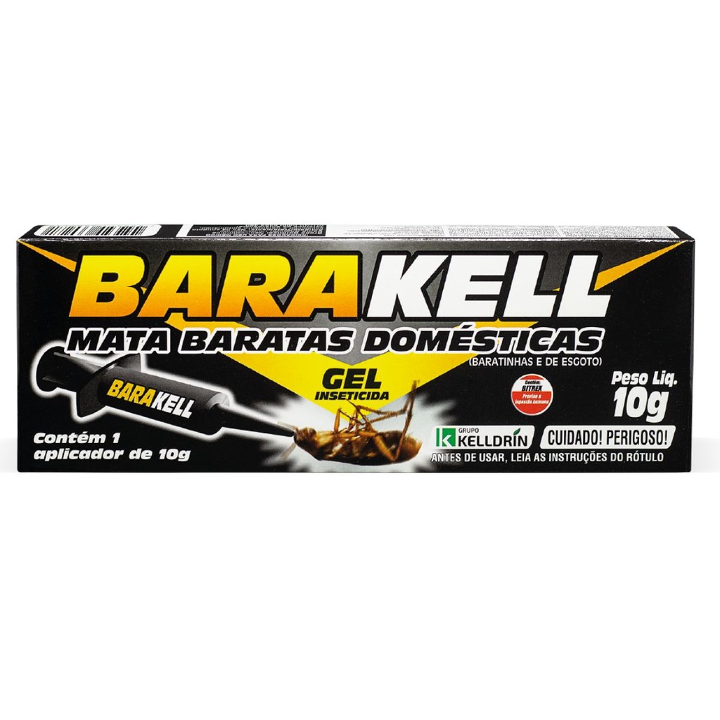 Mata Baratas Barakell Gel Anti Barata Baratinha Americana Germânica 10gr