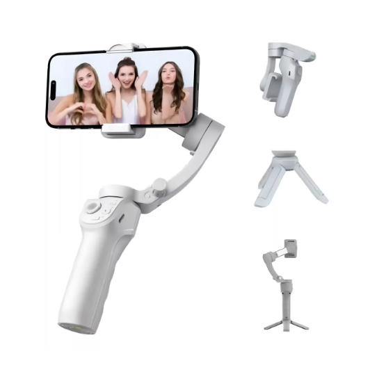 Estabilizador de Celular Portátil Gimbal com Rast