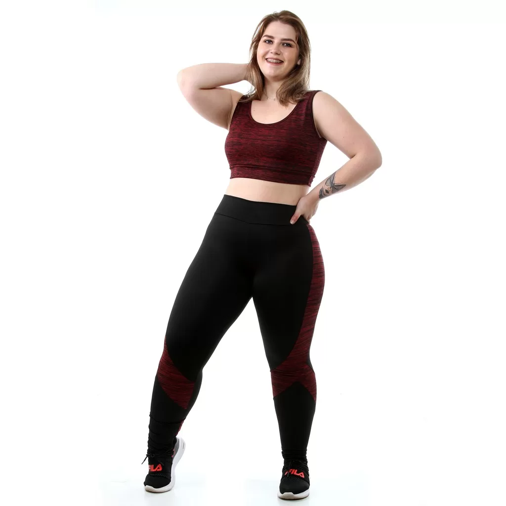 Conjunto Calça Risca + Top Plus Size 10641/10650