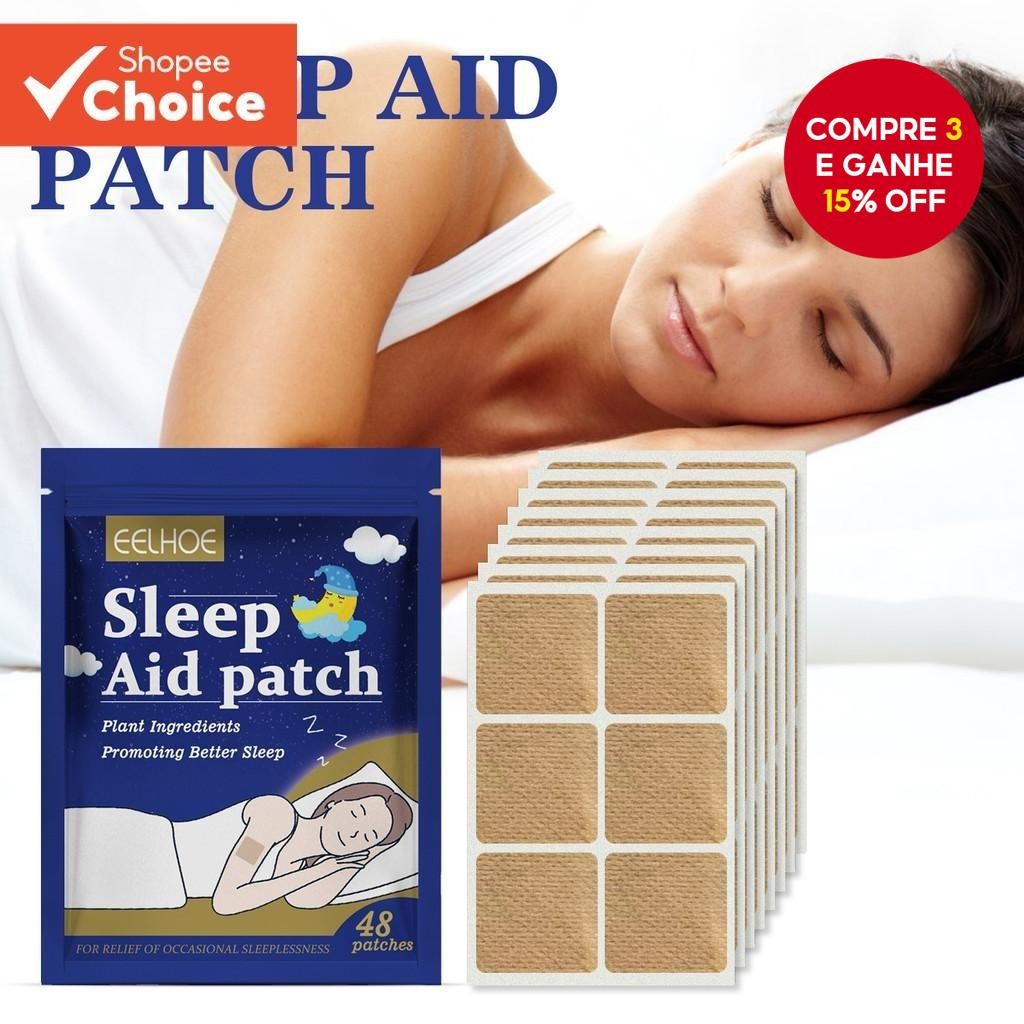 48 Unidades De Adesivo Para Dormir Acalma O Corpo , Melhora Conforto Do Sono , Ajuda Você A Pacifica