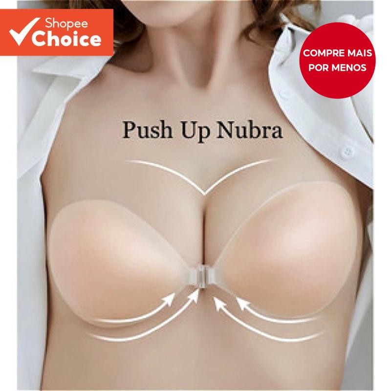 Sutiã De Silicone Anti-Flacidez  Elevador E Suporte Sem Alças , Invisível Para Vestidos De Casamento