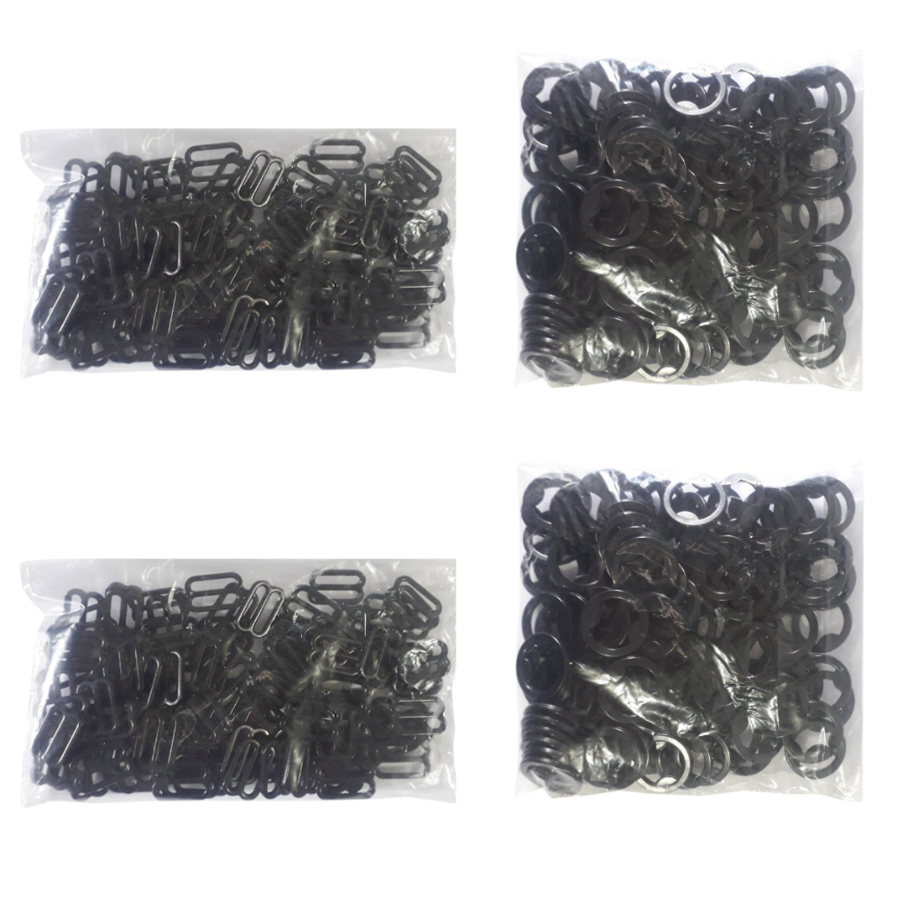 Argolas E Regulador 13 Mm Para Biquínis Sutiãs Calcinhas 400 Unidades