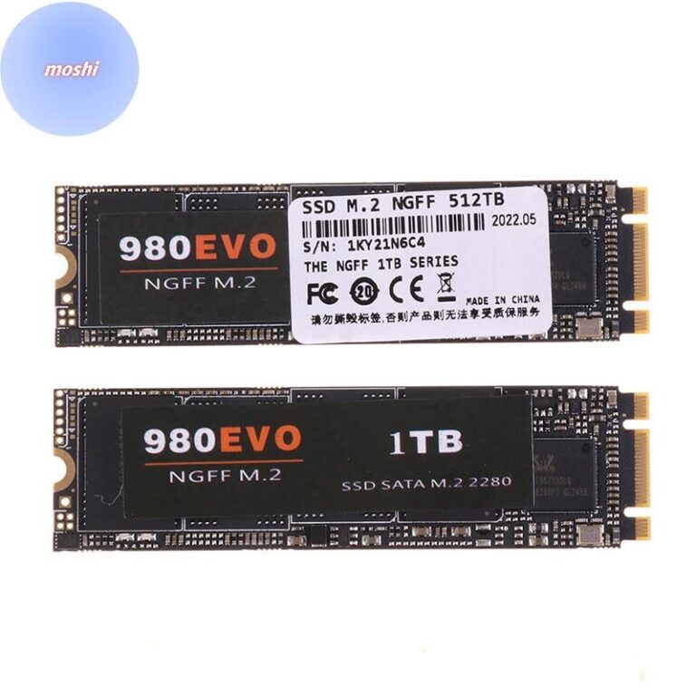 MOSHI SSD M2 NGFF 500GB 980 EVO Plus 250GB Unidade