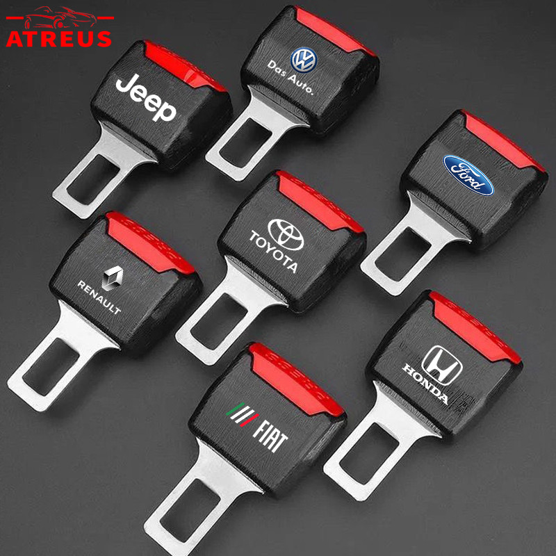 [Atreus] 1Pç/2Pçs Extensor Do Cinto De Segurança Carro Fivela Ajustável Extensor Fivela De Cinto De