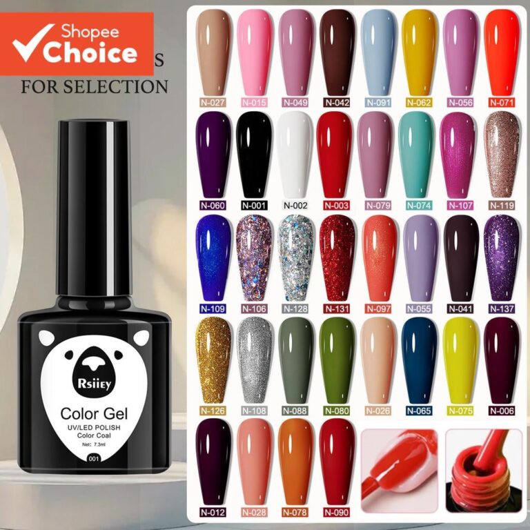 Esmalte Em Gel 7ml Para Kit Inicial Cores Preto Br