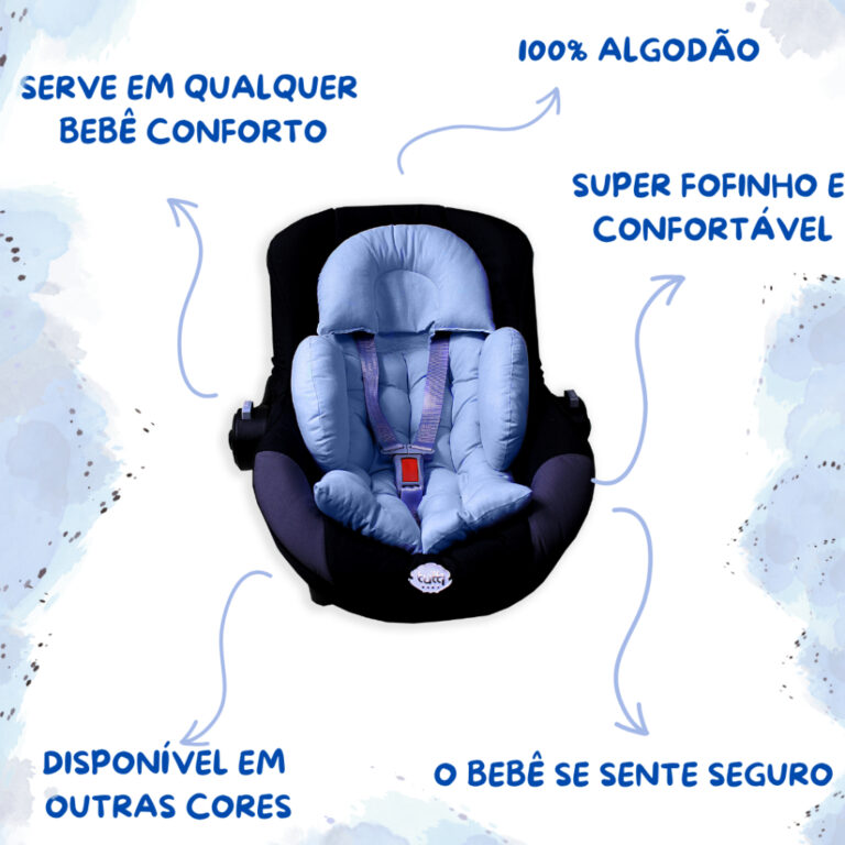 Colchonete Redutor Almofada para Bebê Conforto Ap