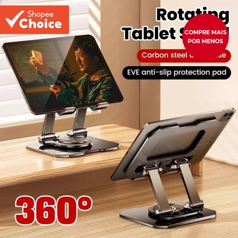 360 ° Suporte Giratório De Mesa De Metal-Dobráv