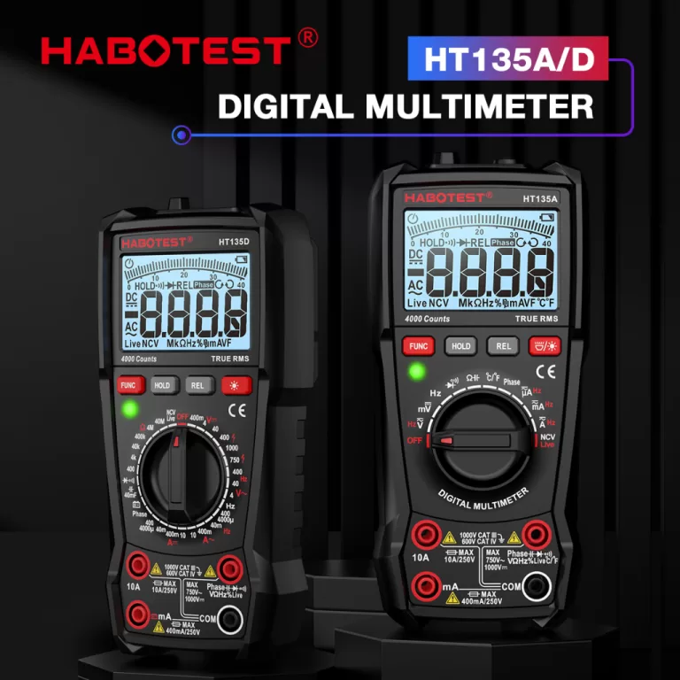 HABOTEST HT135A HT135D Multímetro 1000V Digital A