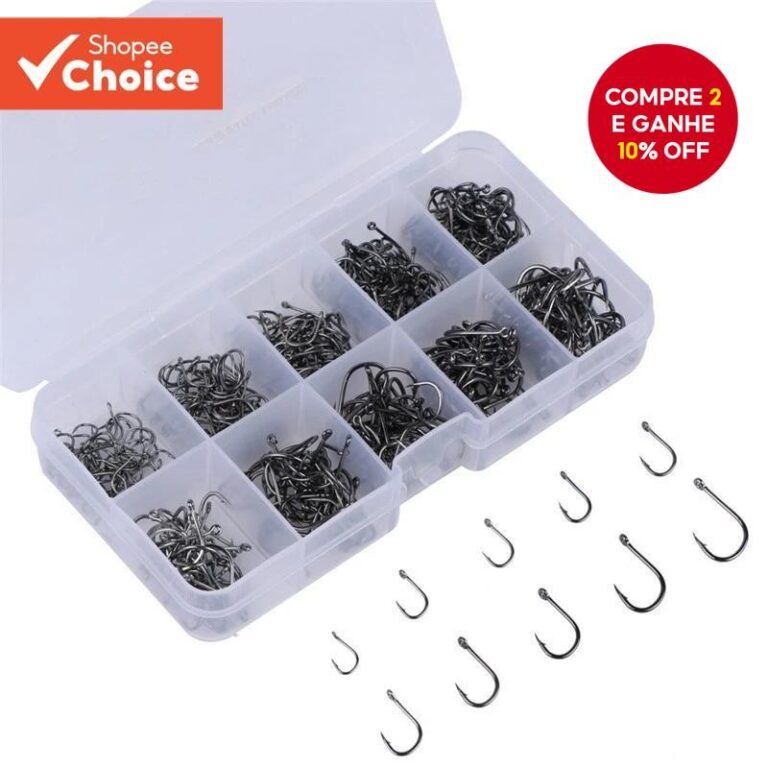 Conjunto De Ganchos De Pesca , 100 Peças De Acess