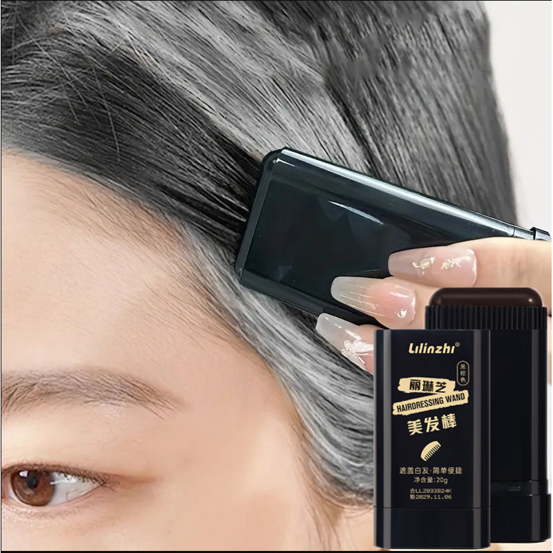 Bastão De Cabelo À Prova Dágua E De Suor , Sem Manchas Desbotamento , Cobre Cabelos Grisalhos , Pent