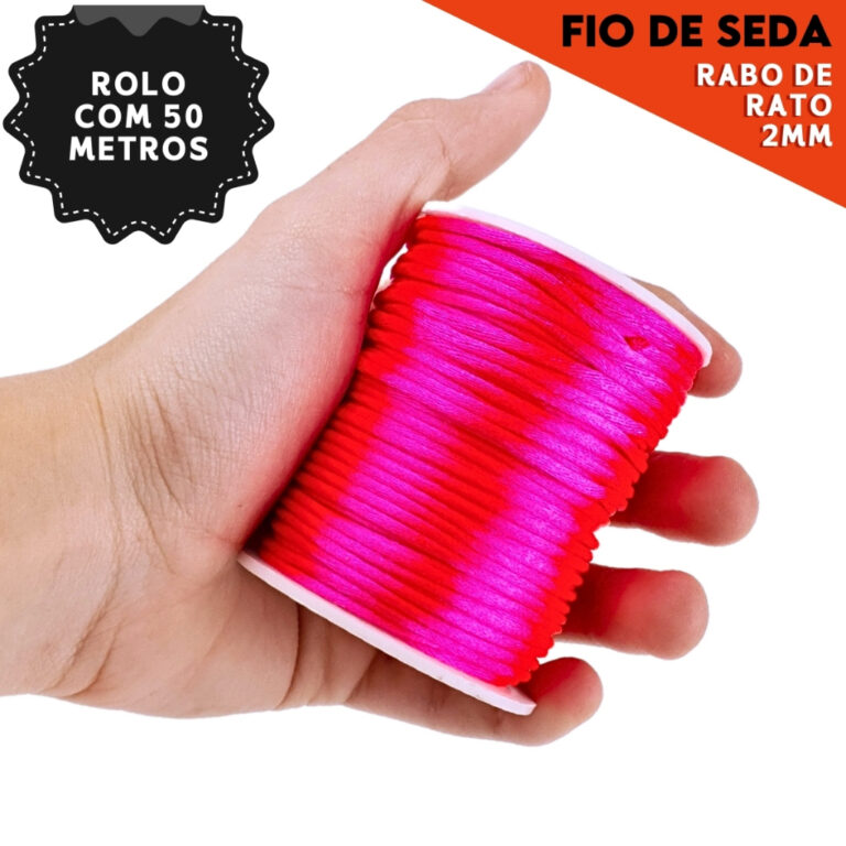 Fio de Seda – 02 – Rolo com 50 Metros 