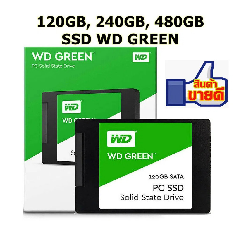 Western Digital SSD 120GB 240GB 480GB 1TB SATAIII 2,5 polegadas WD Green SSD para laptops