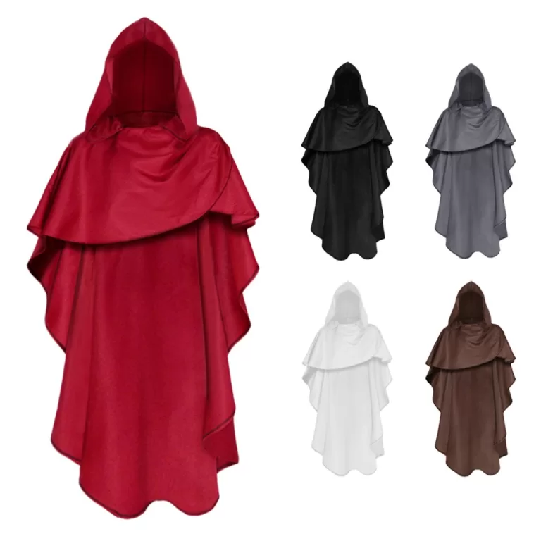 Traje Medieval Do Cavaleiro De Bruxa Reversível C
