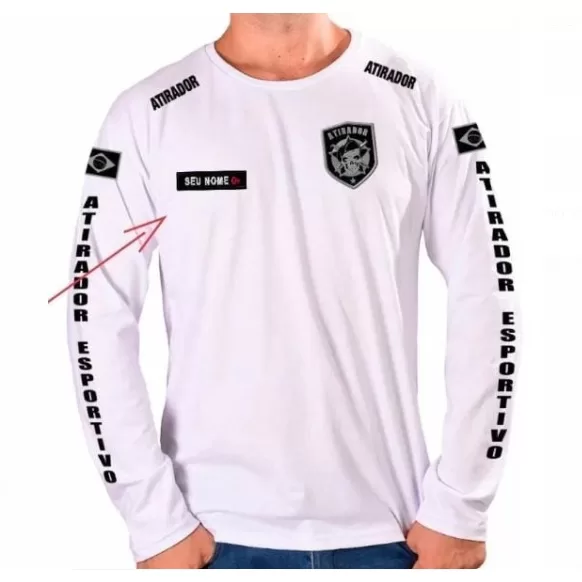 5 Camisas de Atirador Esportivo – Dastribos