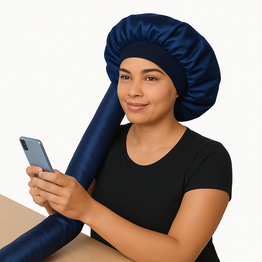 Touca Difusora de cetim /Toca Difusora de Cetim Secadora com Regulador Anny Beleza