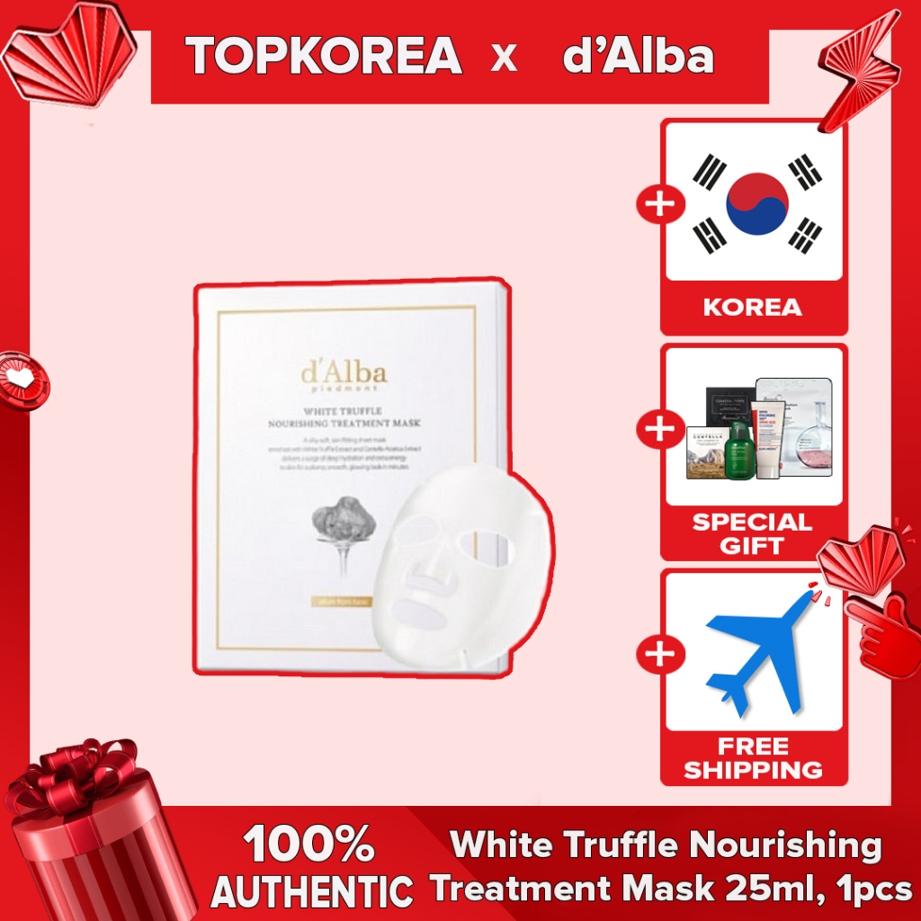dAlba 1pcs White Truffle Nourishing T.reatment Mask 25ml TOPKOREA Shipping from korea