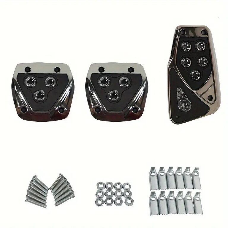 Kit 3 Peças Pedaleiras Esportivas Automotiva Carr