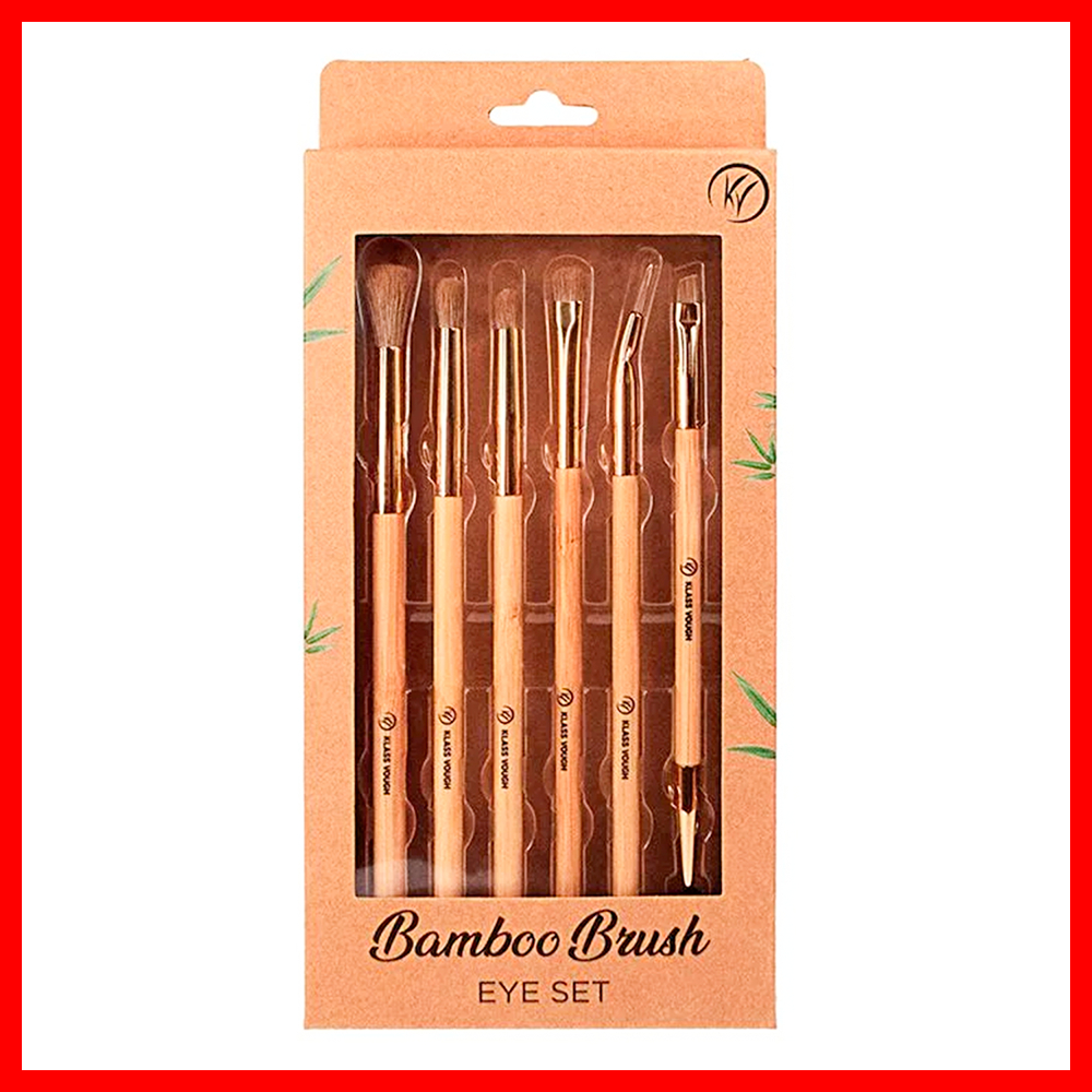 Klass Vough Bamboo Brush Pincéis Eye Set (Conjuto de Pincéis para os Olhos)