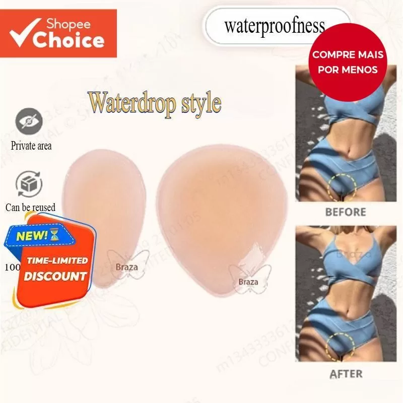 Adesivos De Privacidade De Silicone À Prova Dágua-Gotas Adesivas Transparentes Para Mulheres , Ponto