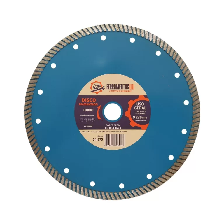 Disco Diamantado Turbo Concreto 9 Polegadas 230mm 