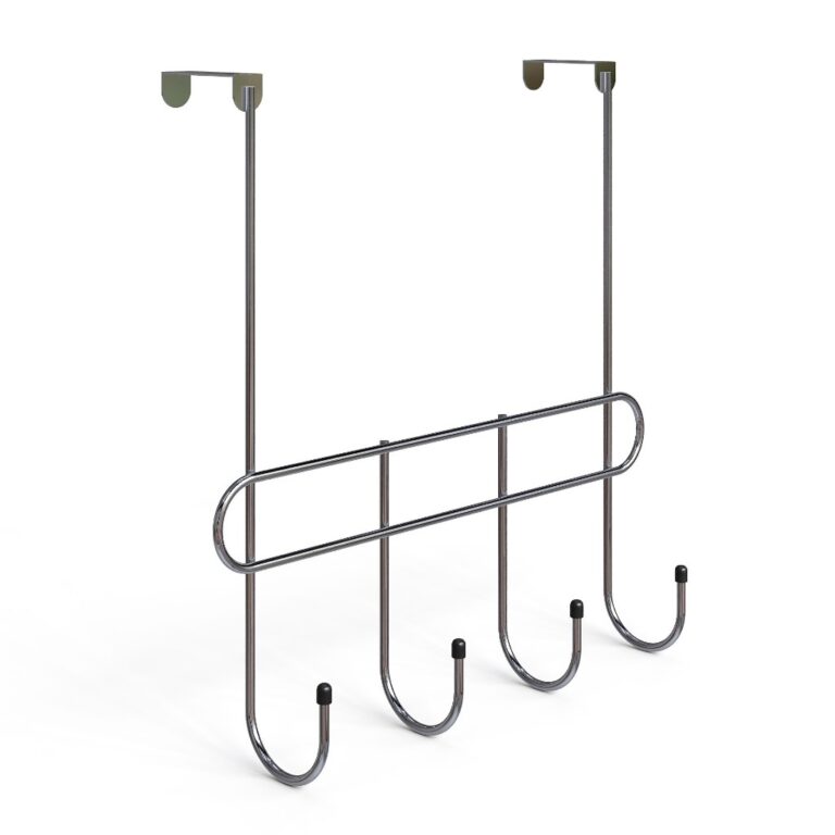 Cabide Cabideiro Suporte para Toalha Pra Porta 4 G