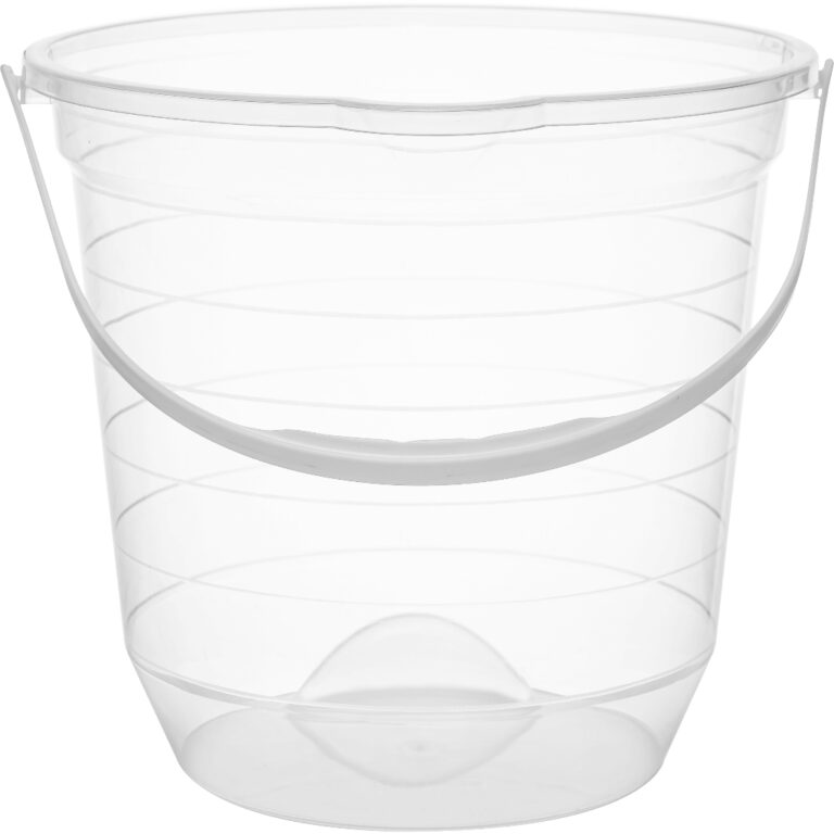 Balde 7,5 Litros Transparente Ideal para Armazenam