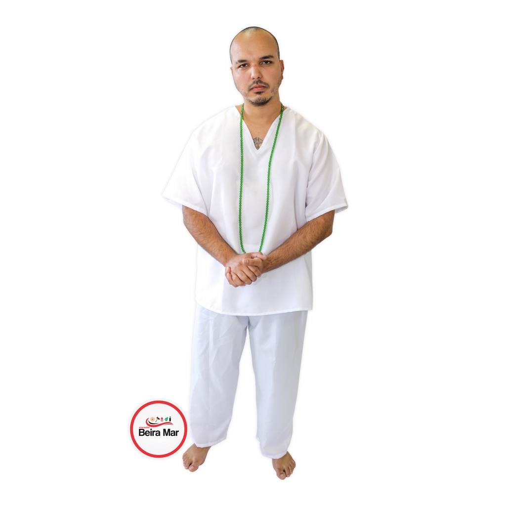 Roupa Umbanda E Candomblé Conjunto Masculino Oxford 2 Peças – Umbanda E Candomblé – Roupa De Ração
