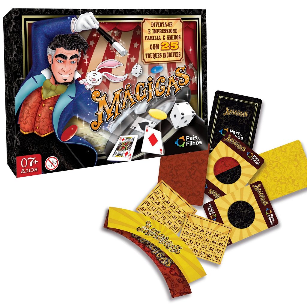 Kit Magicas Truques Infantil Com Acessorios 2805 – Pais E Filhos