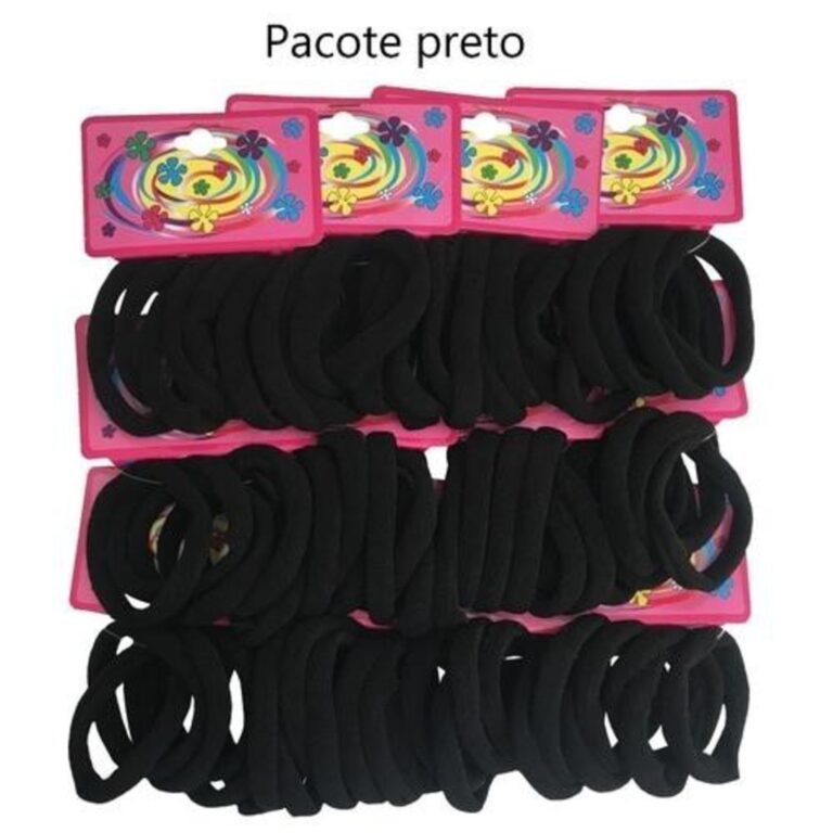 Médio Xuxinha para cabelo de Meia 72 unidades  Ra