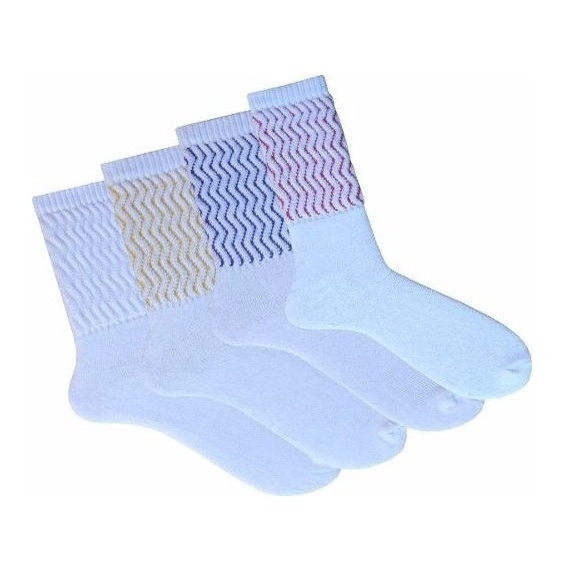 Kit C/36 Par De Meia Aeróbicas Algodão Conjunto 