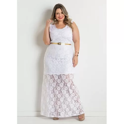 Vestido De Noiva Plus Size Civil Ou Pré Wedding D