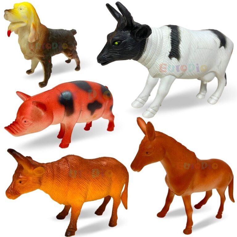 Fazenda de Brinquedo Animais de Borracha Vaca Cava
