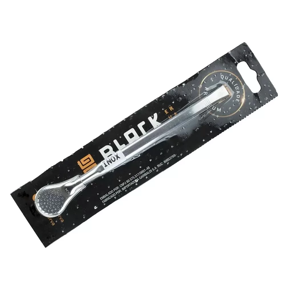 Bomba Terere Tradicional Em Aço Inox 19cm Qualidade Original Black Erva