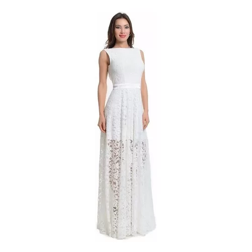 Vestido De Noiva Civil Ou Pré Wedding De Renda