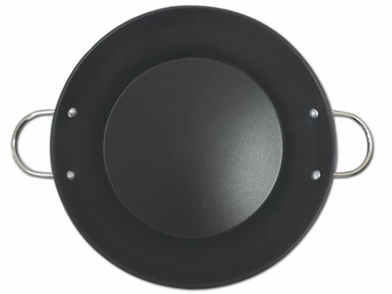 Paellera Antiaderente 42 cm Preta C/ Alça 0.184 Dona Chefa