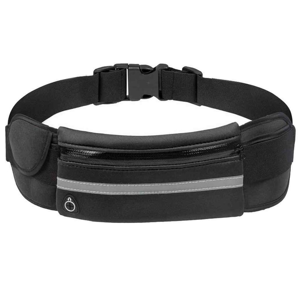 Pochete Esportiva Ajustável Impermeável Para Celular Com Saída Para Fone De Ouvido Esportes Em Geral