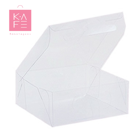 Caixa de Acetato Transparente M02 10x10x3cm Kafe E
