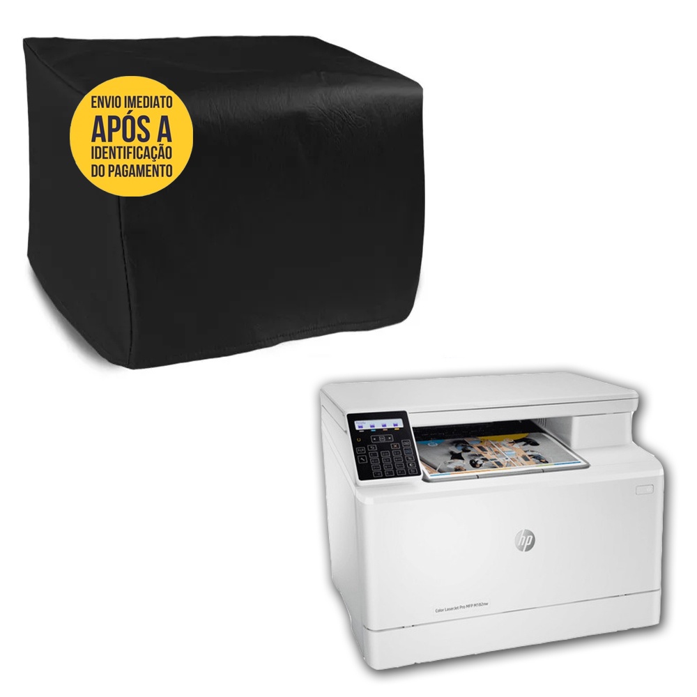 Capa para Impressora M182NW Preta Impermeável Uv