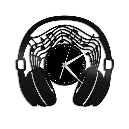 Fones de Ouvido Música – Relógio Disco De 
