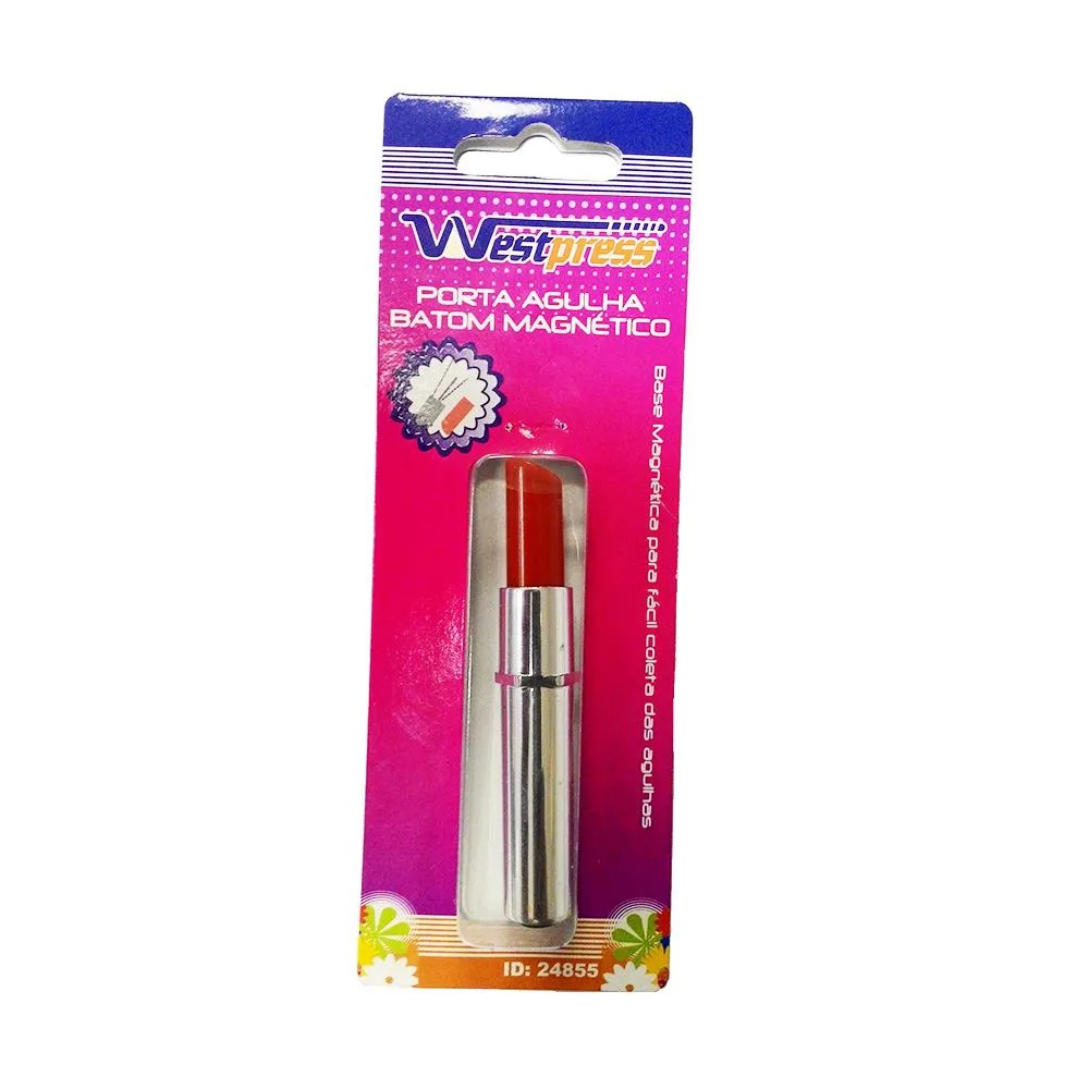 Porta Agulha Batom Magnético Costura