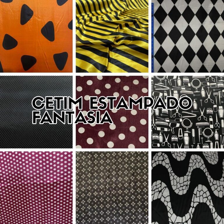3 Metros Tecido Cetim Estampado Fantasia Cetim de 